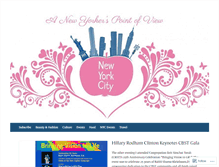 Tablet Screenshot of anewyorkerspointofview.com